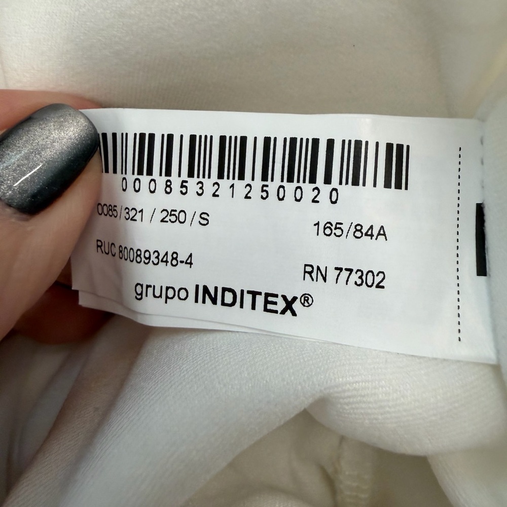 Zara White Strapless Bubble Bodysuit - Picture 5 of 5